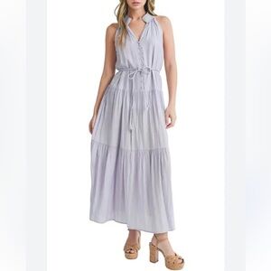 Lavender Sleeveless Maxi Dress